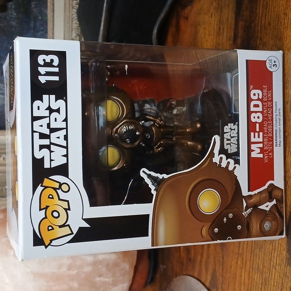 FIRM $$ Disney Star Wars ME-8D9 Pop Vinyl Figure - Brown and Black - Picture 1 of 5